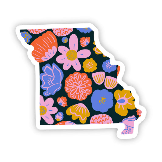 Missouri Sticker - Colorful Flower