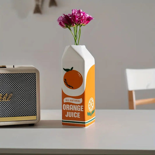 Mid Century Style Orange Juice Vase